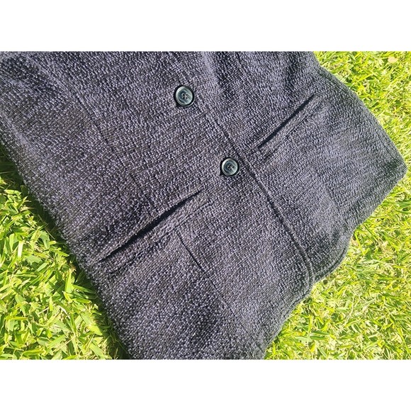 Lucky Brand Women's Blue Tweed Blazer Coat Two Button Size Small - Picture 5 of 8